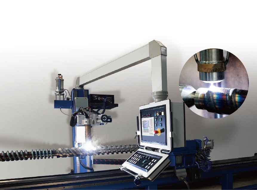 4. PTA Welding Machine for Bimetallic Screw from Germany